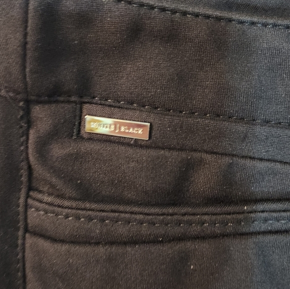 White House Black Market Black Bootcut Pants Size 6 - Picture 7 of 8